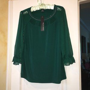 Adele & May Green Blouse